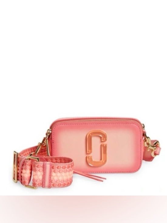 Marc Jacobs Handbags - NEW Marc Jacobs Pink Leather The Fluoro Edge Snapshot